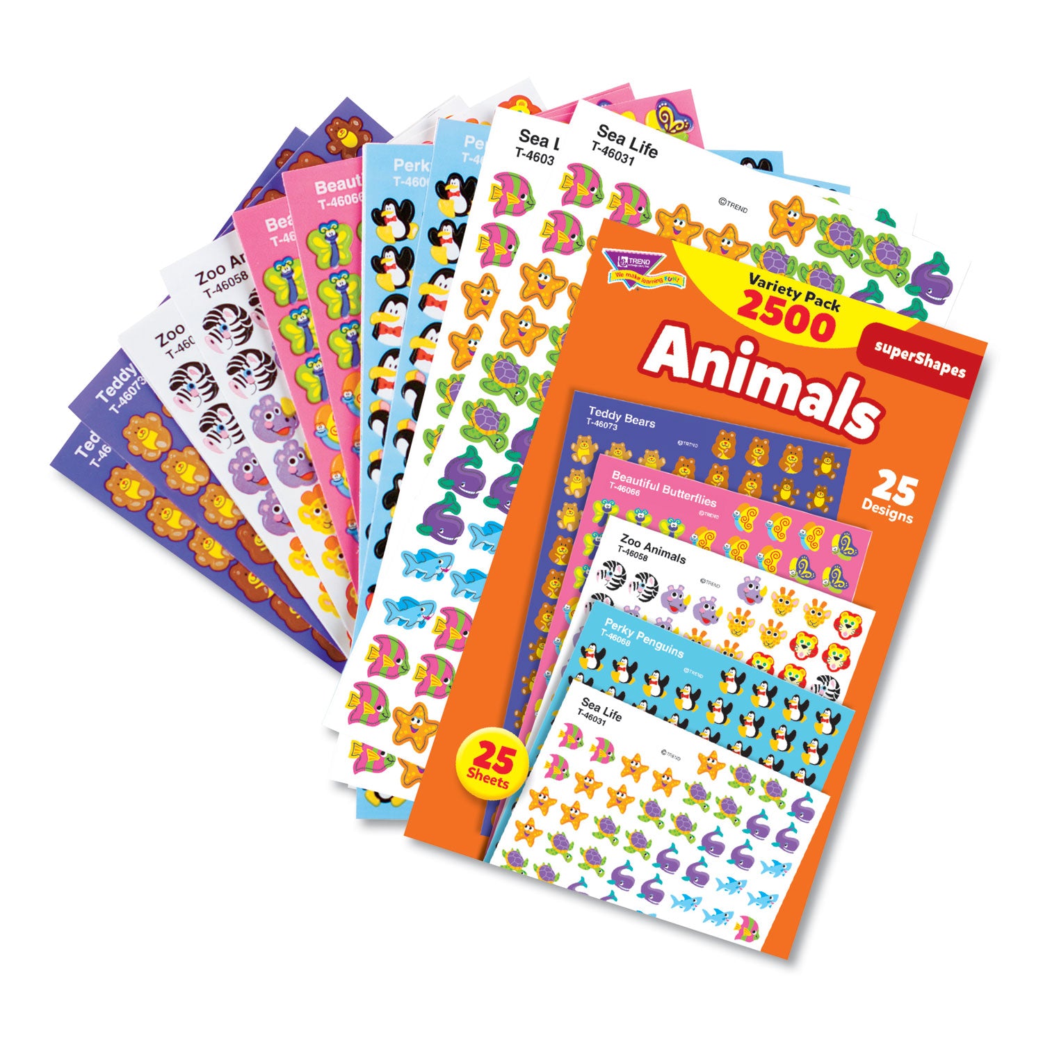 superspots-and-supershapes-sticker-packs-animal-antics-assorted-colors-2500-stickers_tept46904 - 2
