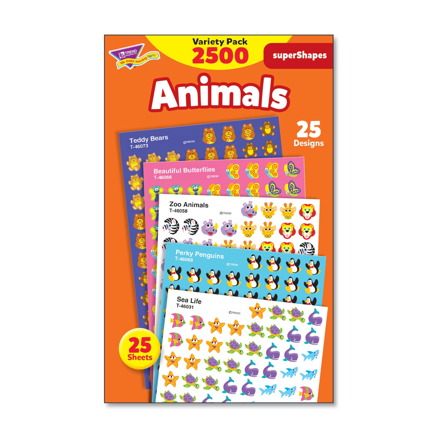 superspots-and-supershapes-sticker-packs-animal-antics-assorted-colors-2500-stickers_tept46904 - 1