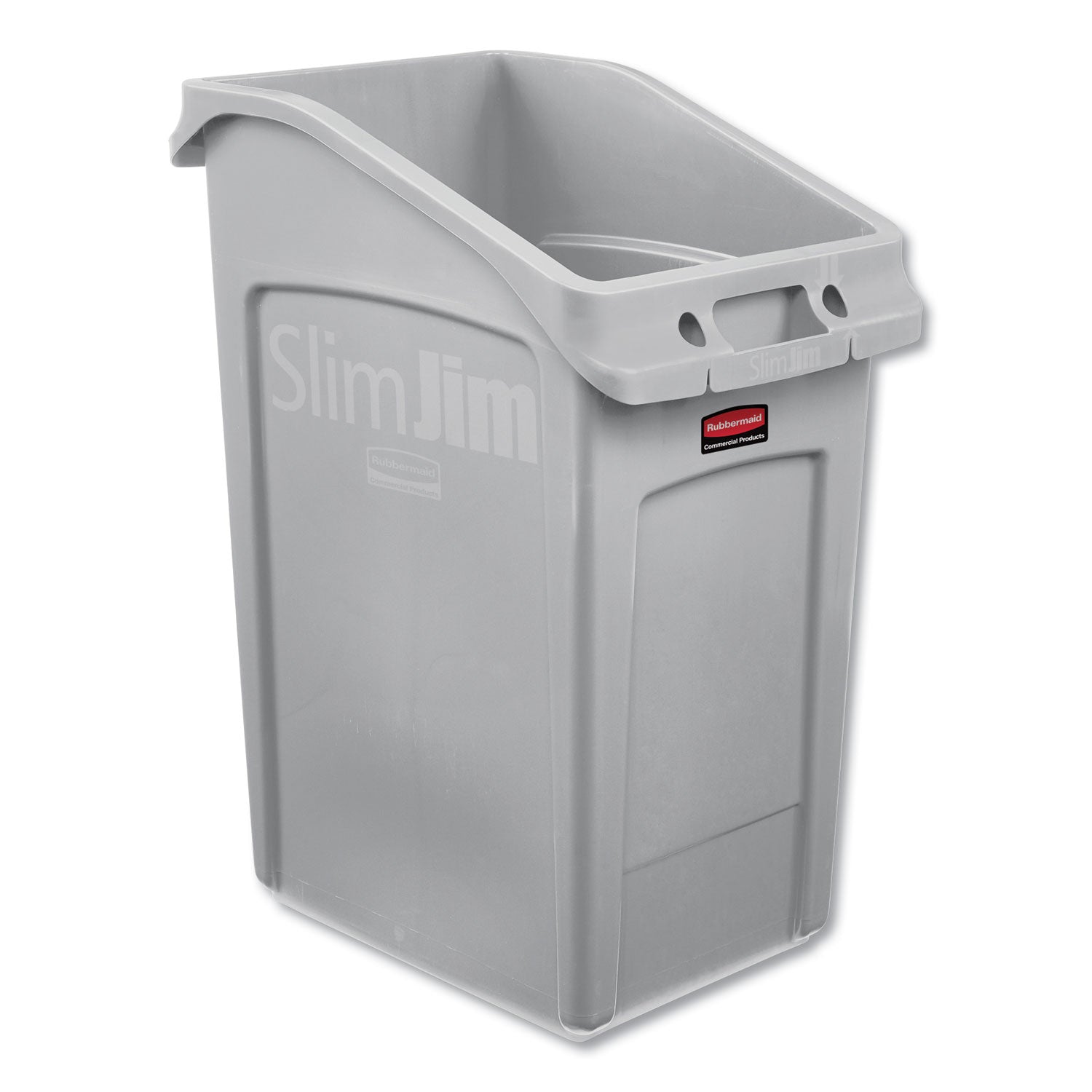 slim-jim-under-counter-container-23-gal-polyethylene-gray_rcp2026721 - 1