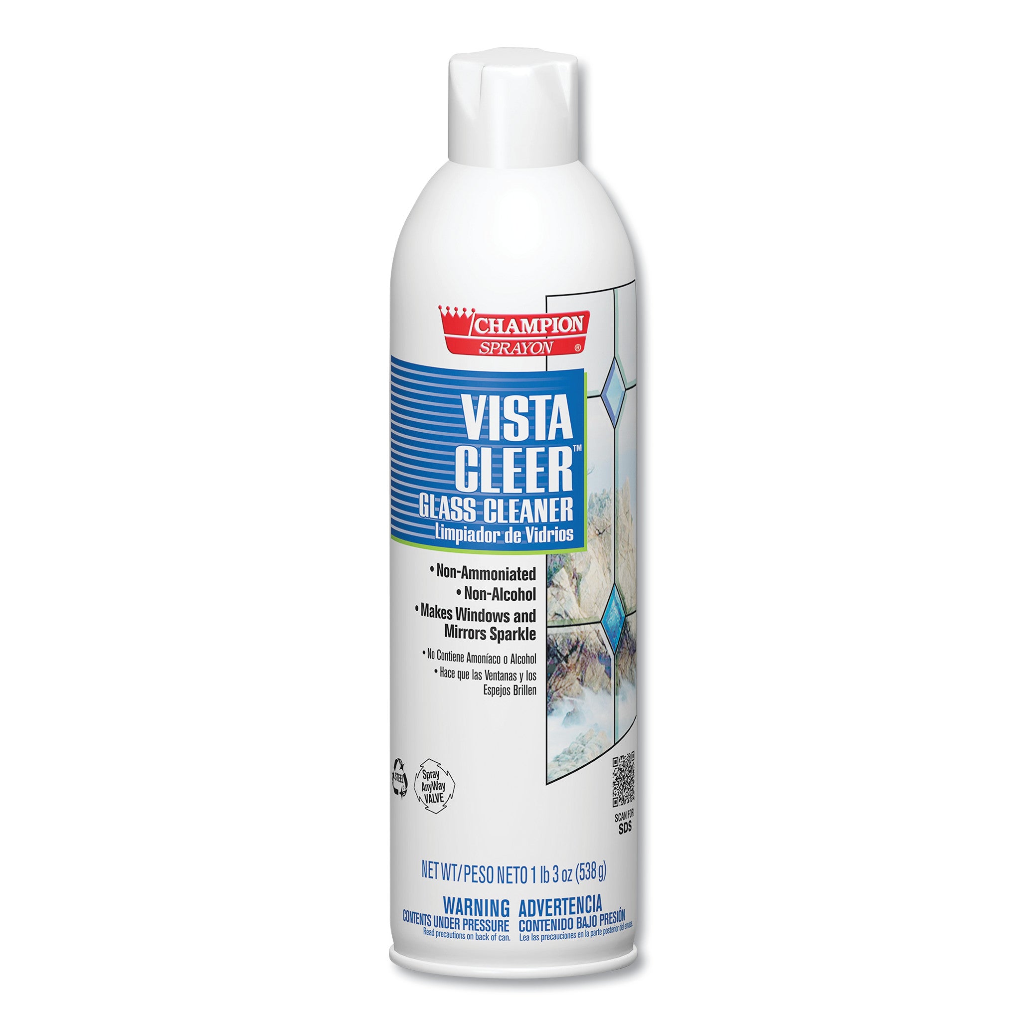 vista-cleer-ammonia-free-clean-scent-20-oz-aerosol-spray-12-carton_chp5155 - 1