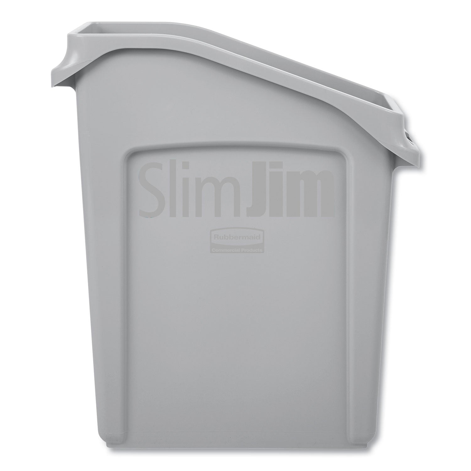 slim-jim-under-counter-container-13-gal-polyethylene-gray_rcp2026695 - 2