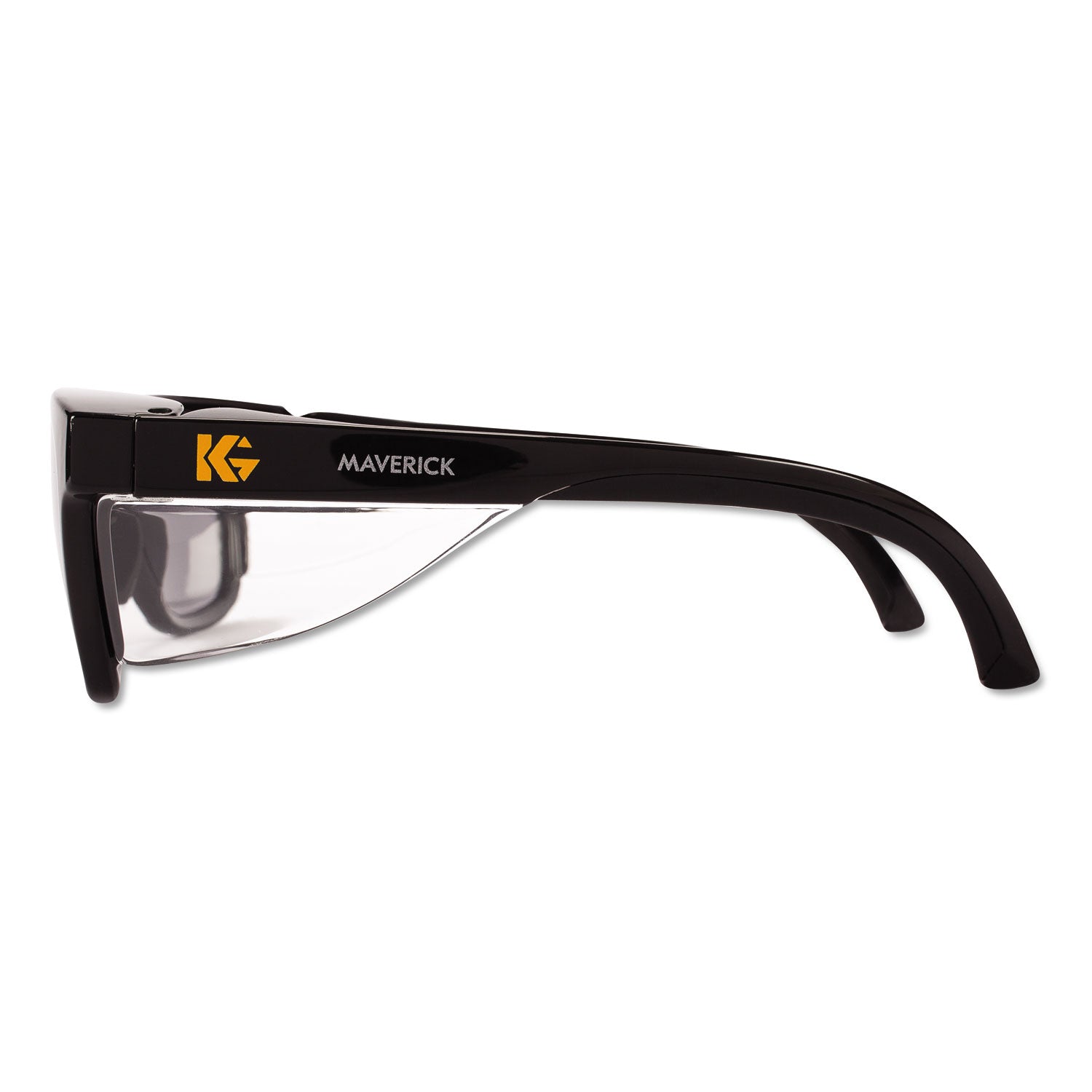 maverick-safety-glasses-black-polycarbonate-frame-smoke-lens-12-box_kcc49311 - 2