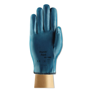 Hynit Nitrile Gloves, Blue, Size 7 1/2, Dozen