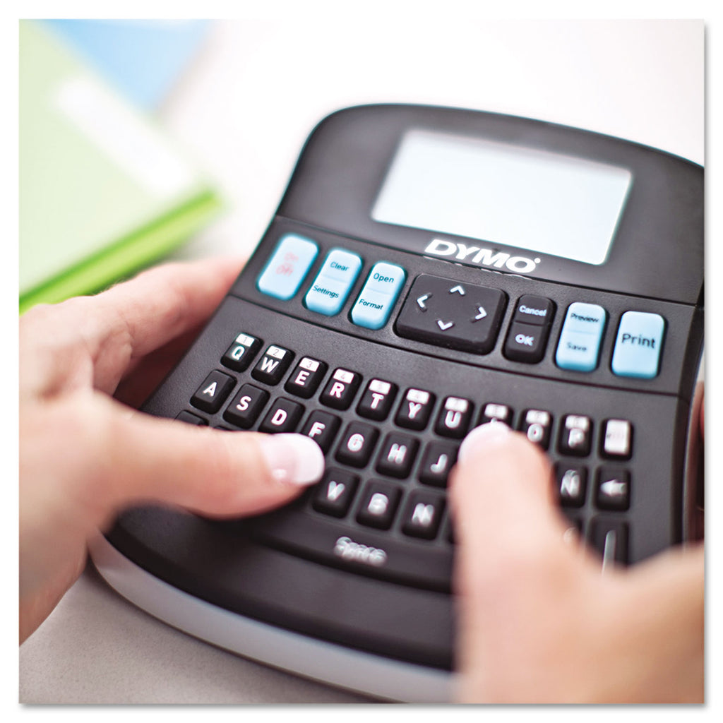 LabelManager 210D Label Maker, 2 Lines, 6.1 x 6.5 x 2.5