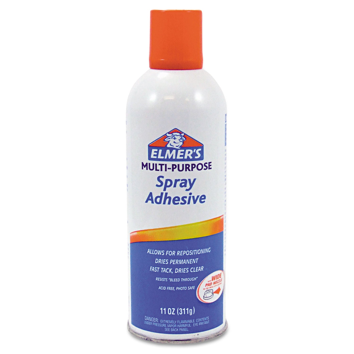 Multi-Purpose Spray Adhesive, 11 oz, Dries Clear - 