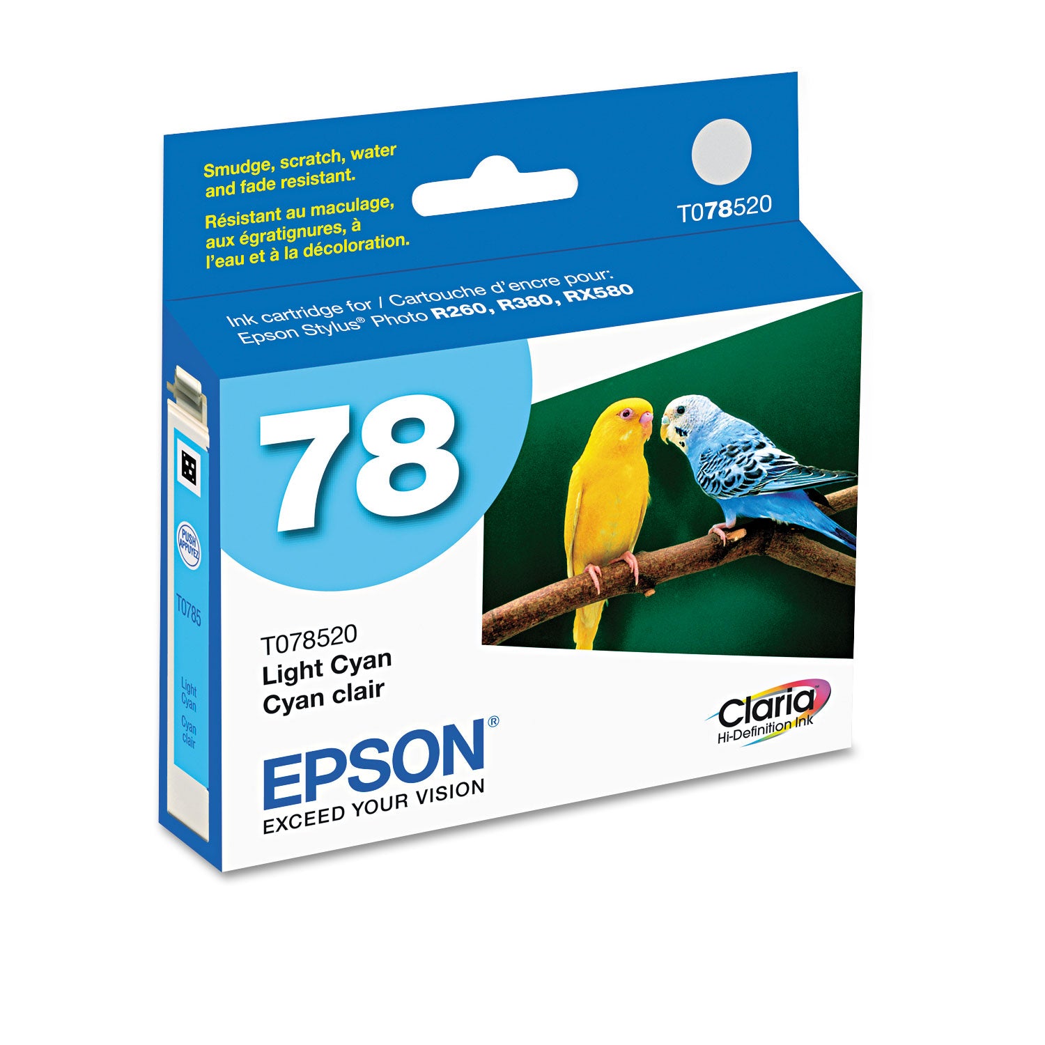 t078520-s-78-claria-ink-430-page-yield-light-cyan_epst078520s - 1