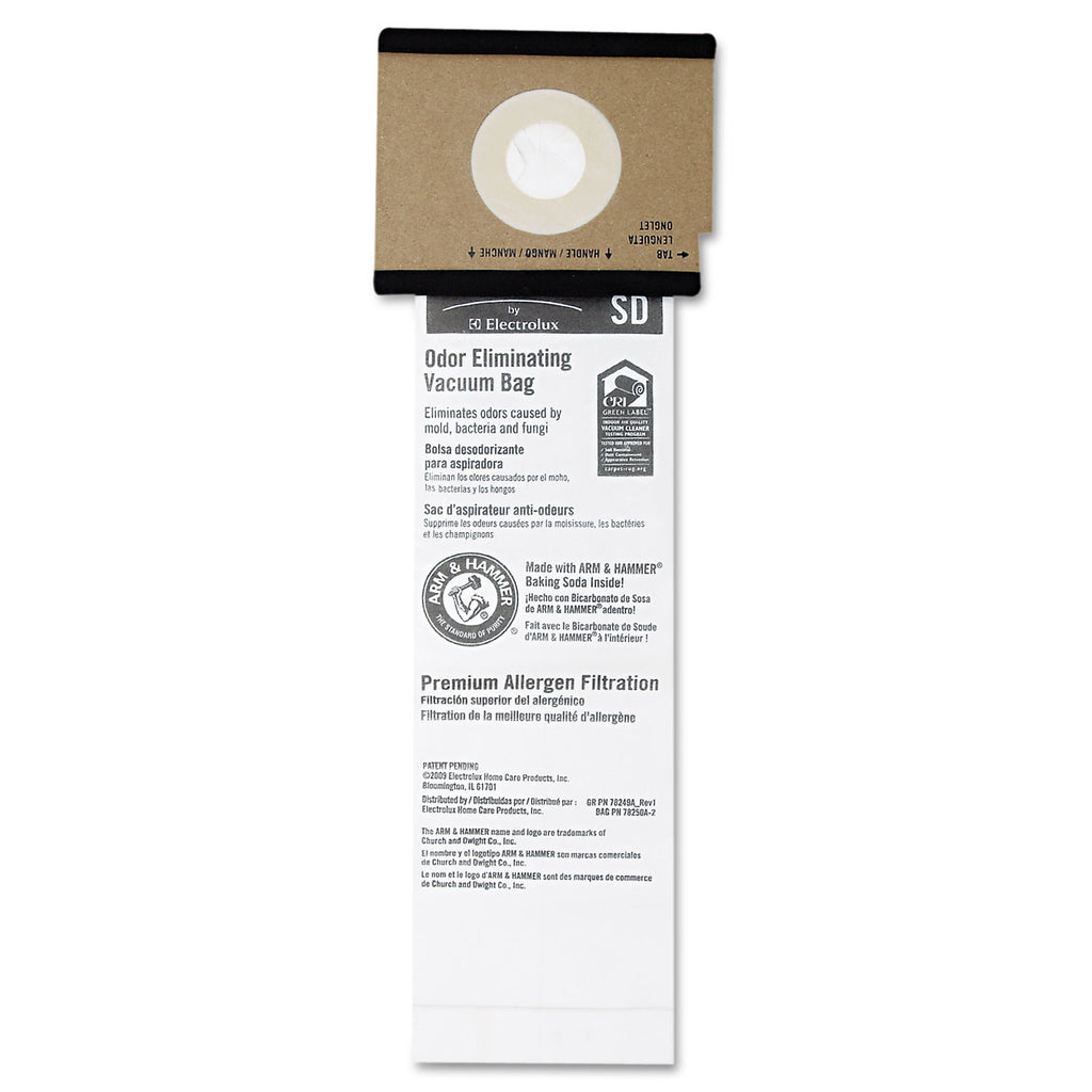 SD Premium Allergen Vacuum Bags for SC9100 Series, 5/Pack, 10 Packs/Carton - 
