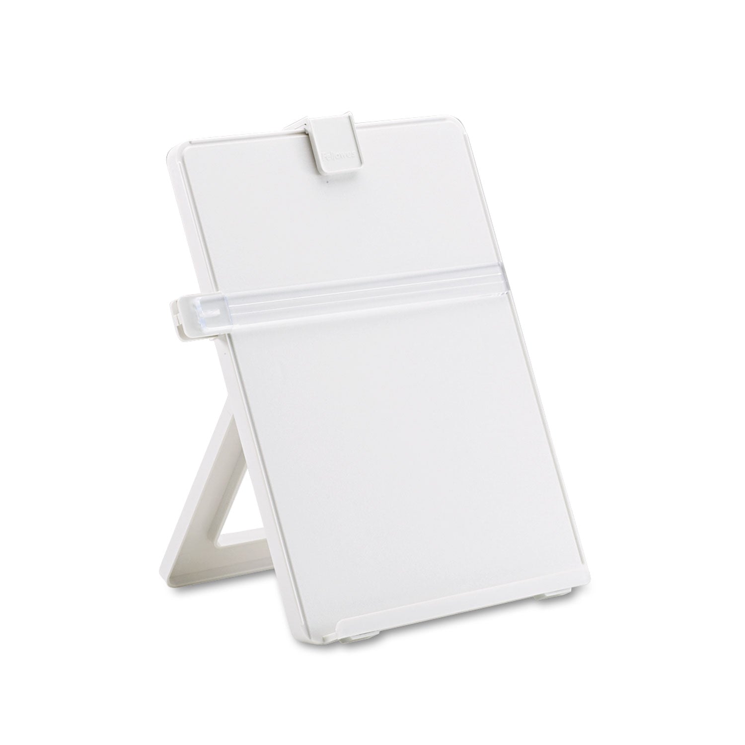 Non-Magnetic Desktop Copyholder, 25 Sheet Capacity, Plastic, Platinum - 