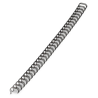 Wire Bindings, 5/16" Diameter, 50 Sheet Capacity, Black, 25/Pack