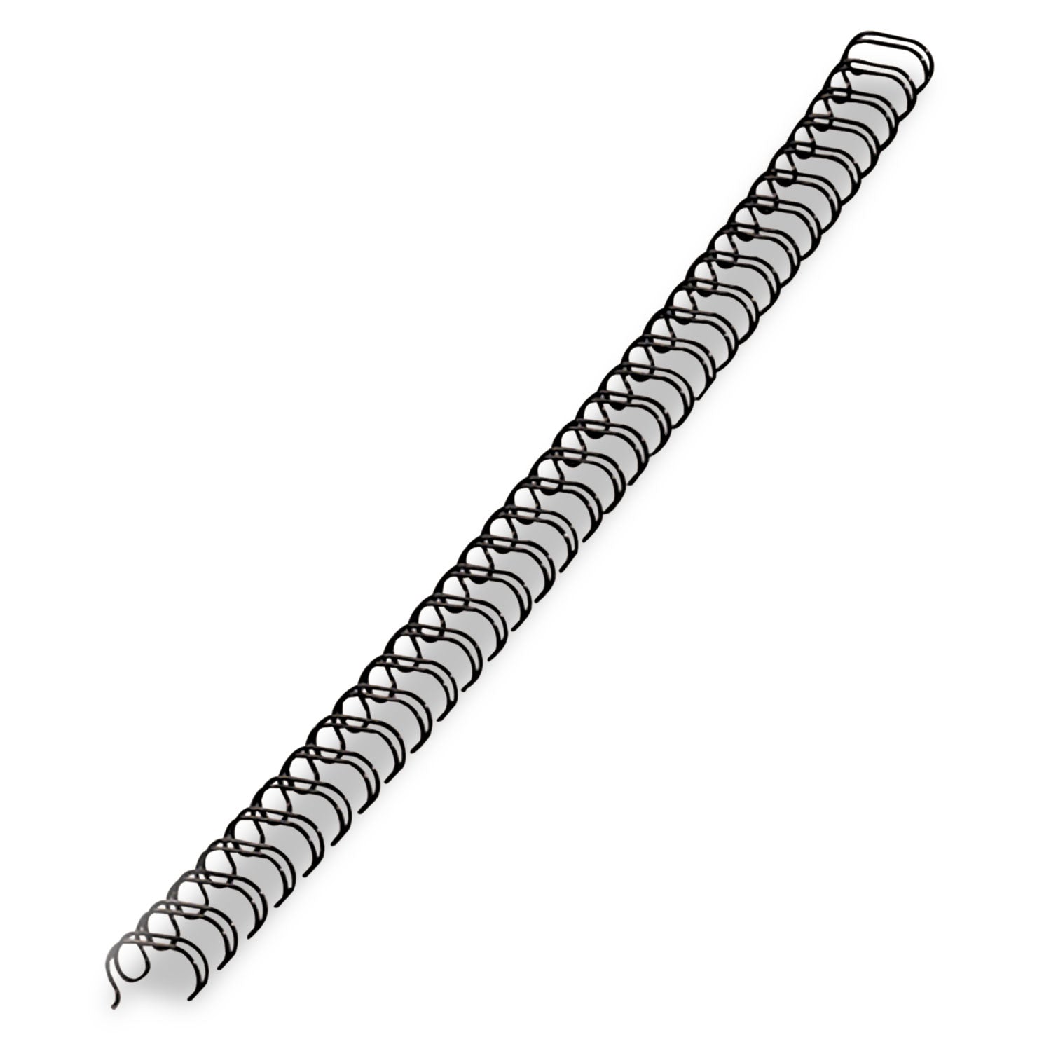 Wire Bindings, 1/2" Diameter, 100 Sheet Capacity, Black, 25/Pack