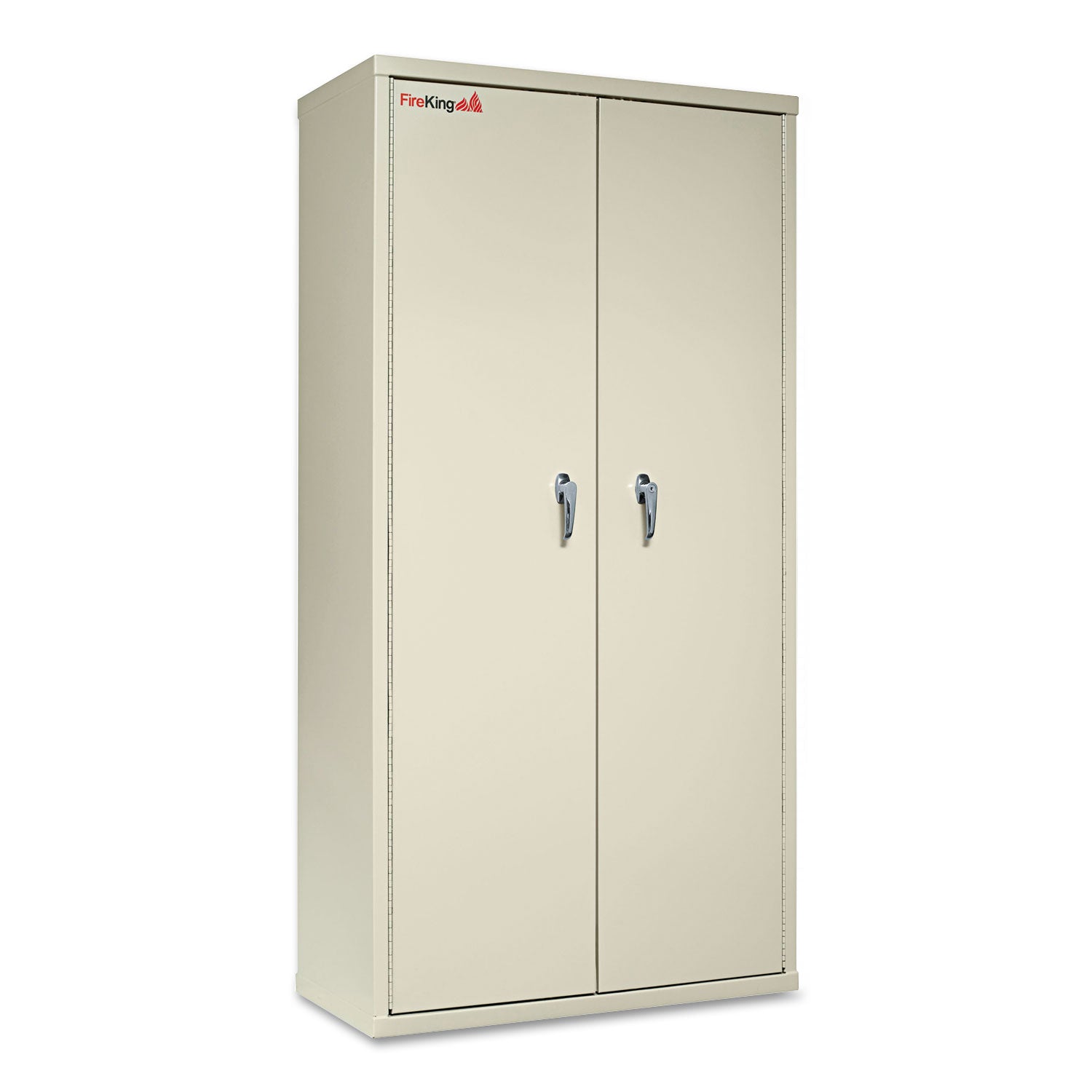 Storage Cabinet, 36w x 19.25d x 72h, UL Listed 350 Degree, Parchment - 