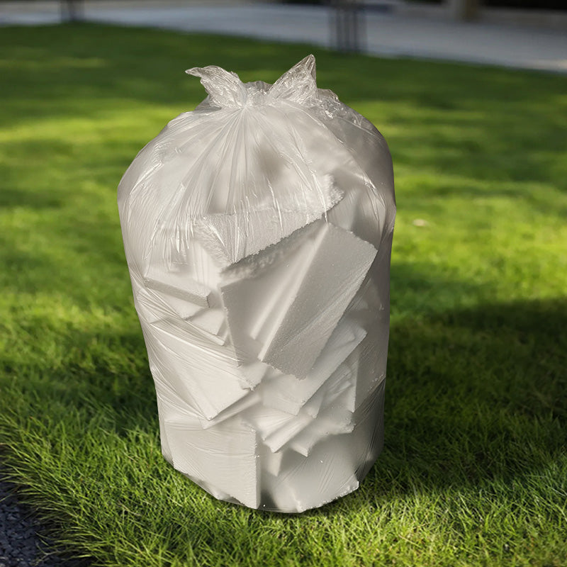 40" x 48", 45 Gal, 14 Mic, Clear High-Density Can Liners, 250/Case