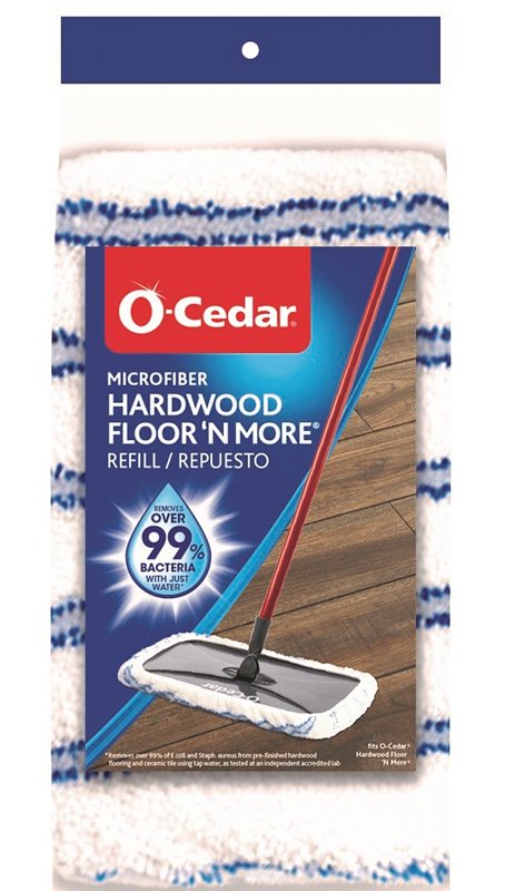 O-Cedar Hardwood Floor 'N More Microfiber Mop - MicroFiber - Multi - 1Each