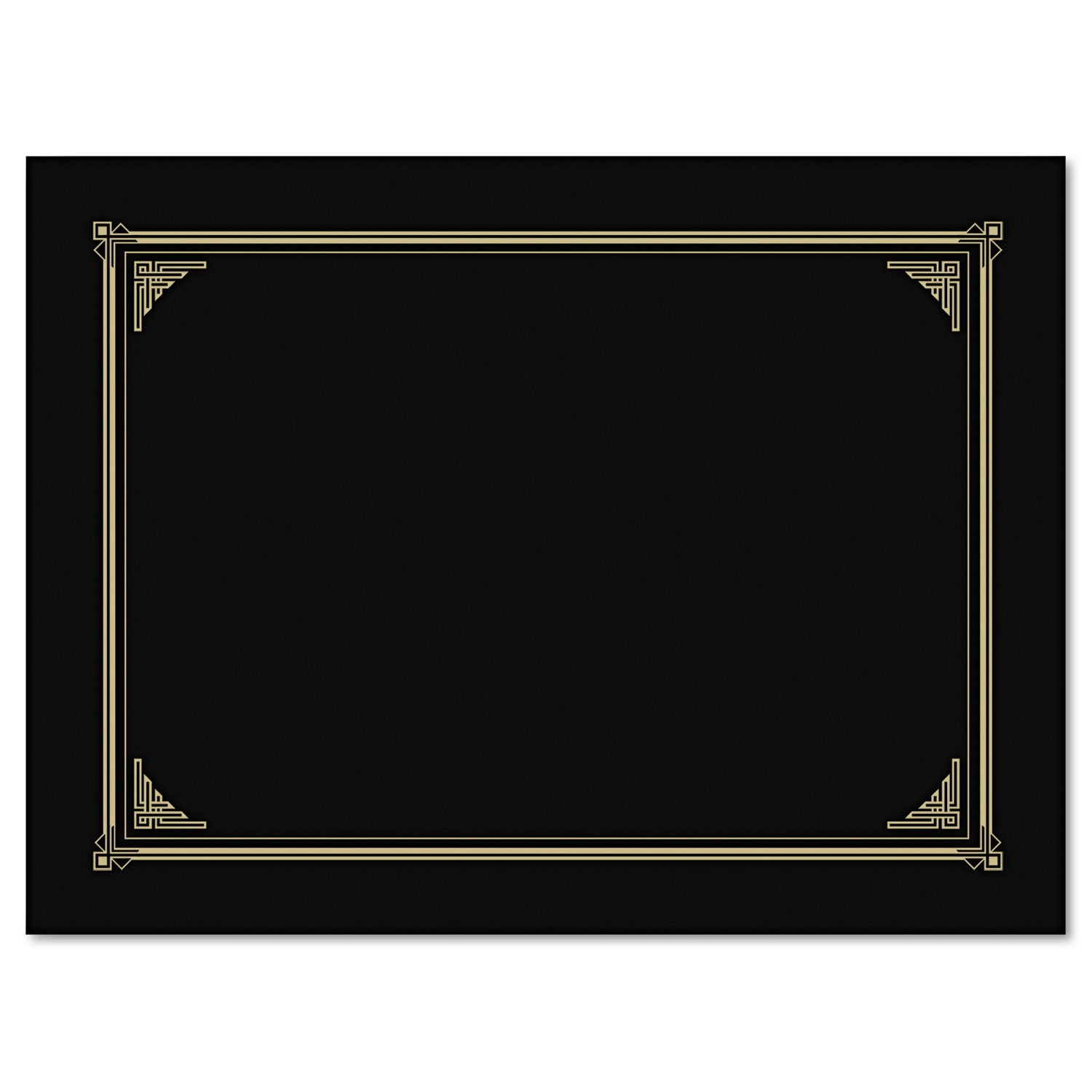 Certificate/Document Cover, 12.5 x 9.75, Metallic Gray, 6/Pack - 
