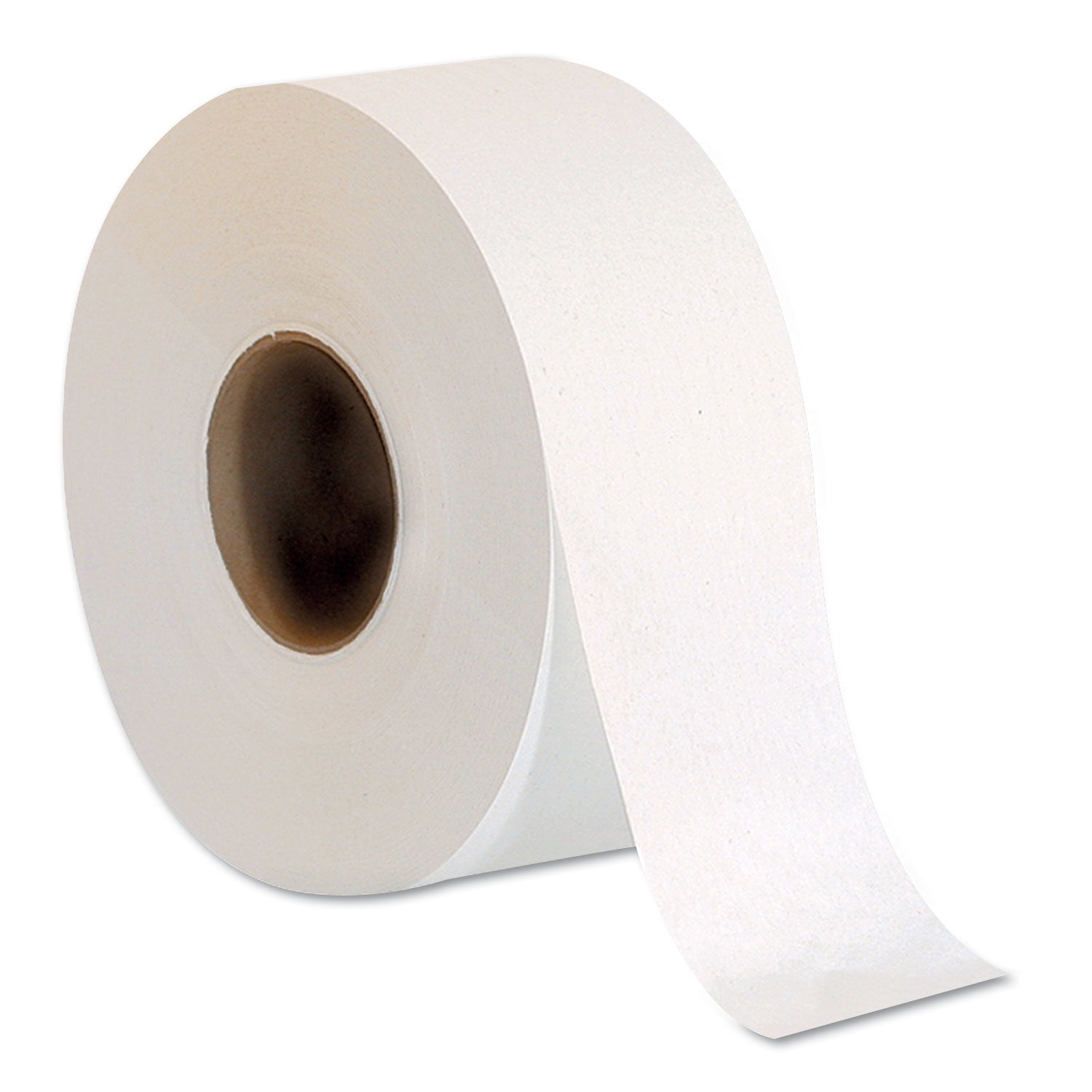 Jumbo Jr. 1-Ply Bath Tissue Roll, Septic Safe, White, 3.5" x 2,000 ft, 8 Rolls/Carton - 