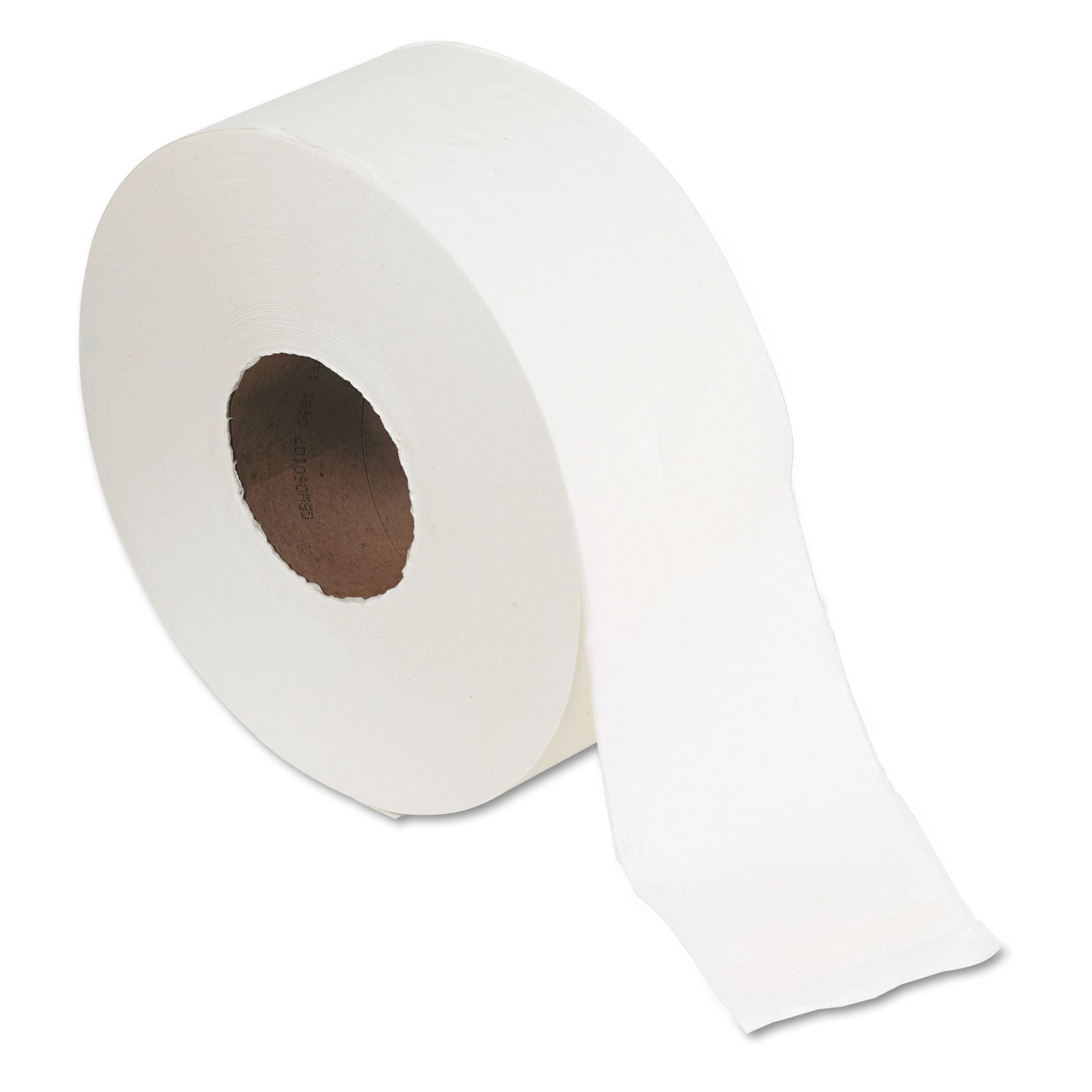 Jumbo Jr. Bath Tissue Roll, Septic Safe, 2-Ply, White, 3.5" x 1,000 ft, 8 Rolls/Carton - 