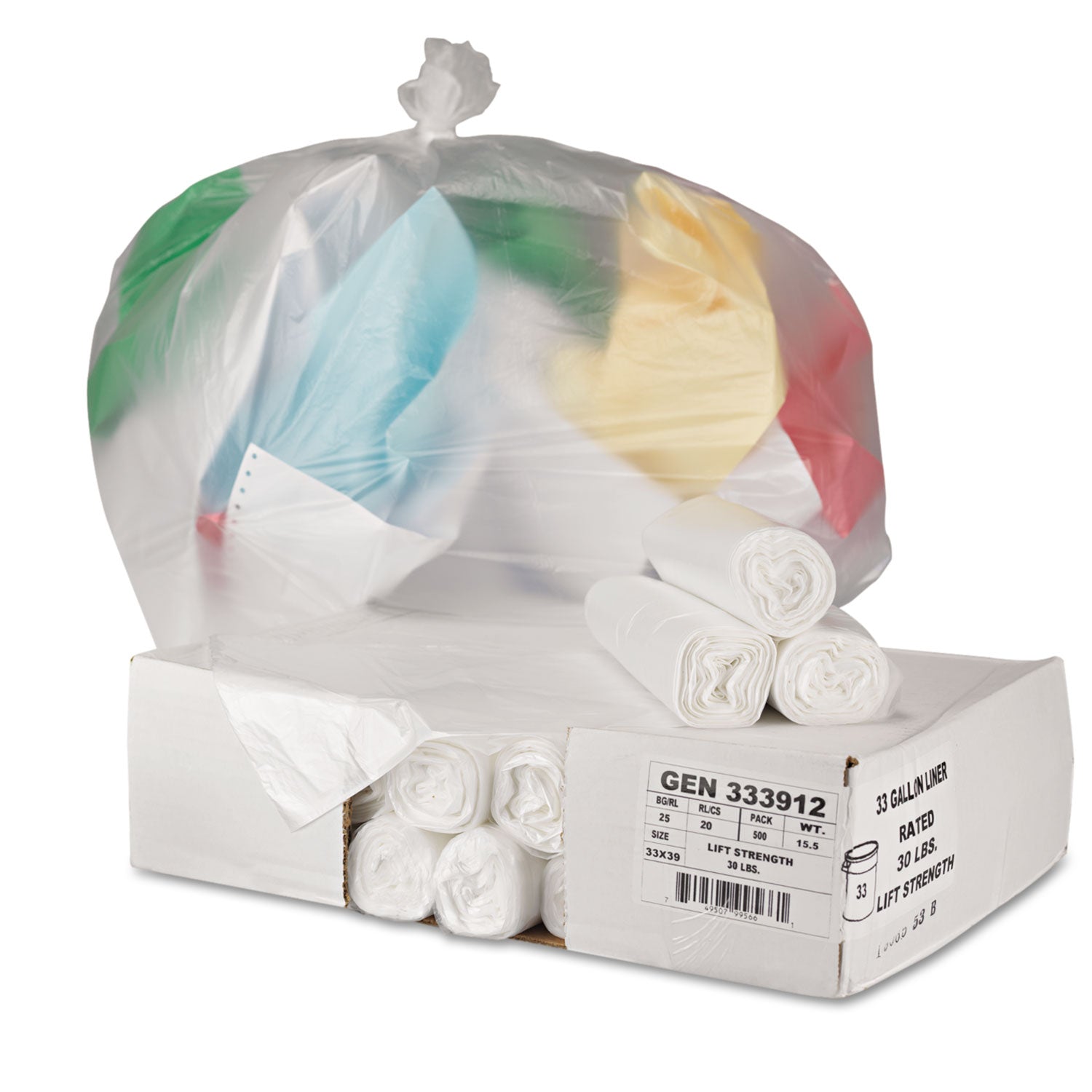 high-density-can-liners-33-gal-9-mic-33-x-39-natural-25-bags-roll-20-rolls-carton_bwk333912 - 5