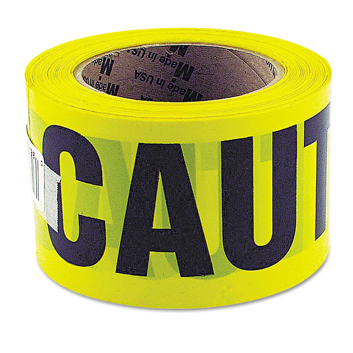 Caution Safety Tape, Non-Adhesive, 3" x 1,000 ft, Yellow - 1