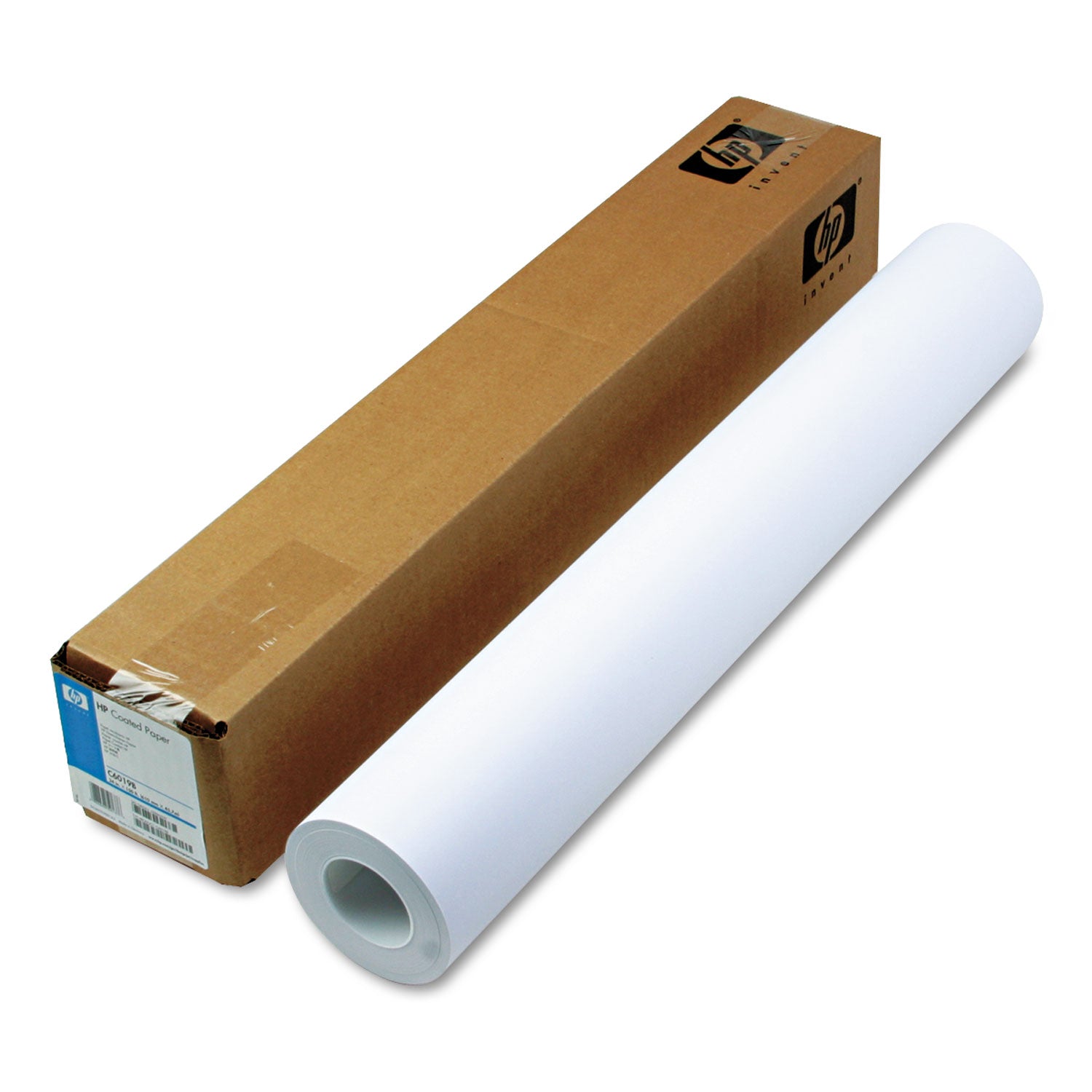 DesignJet Inkjet Large Format Paper, 4.5 mil, 24" x 150 ft, Coated White - 