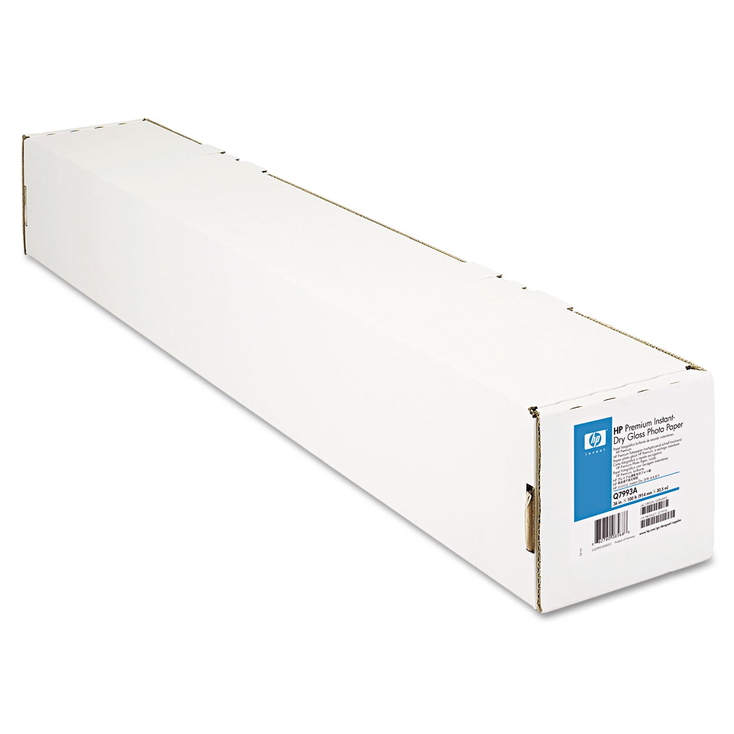 Premium Instant-Dry Photo Paper, 10.3 mil, 36" x 100 ft, Glossy White - 