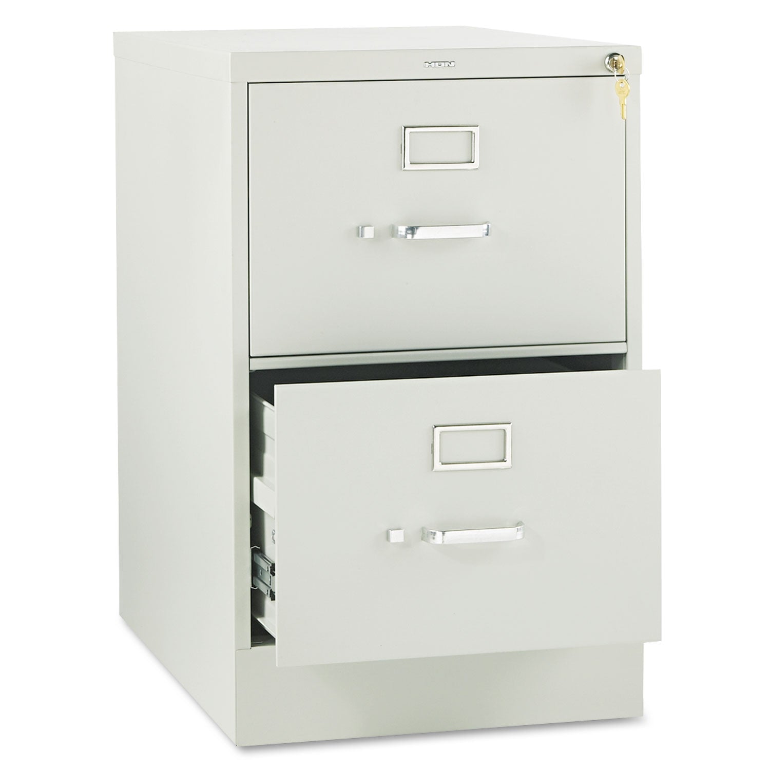 310 Series Vertical File, 2 Legal-Size File Drawers, Light Gray, 18.25" x 26.5" x 29 - 