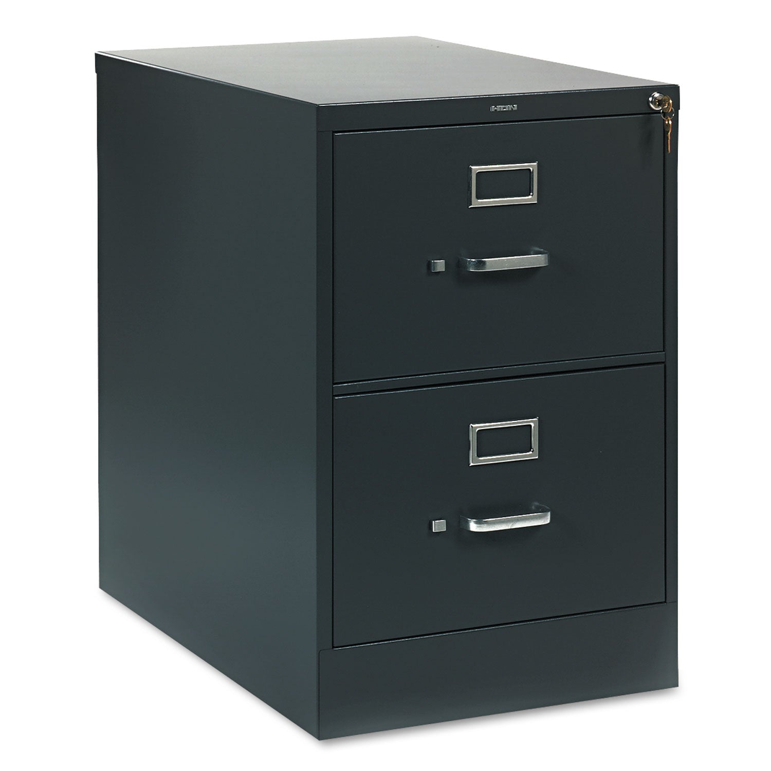 310 Series Vertical File, 2 Legal-Size File Drawers, Charcoal, 18.25" x 26.5" x 29
