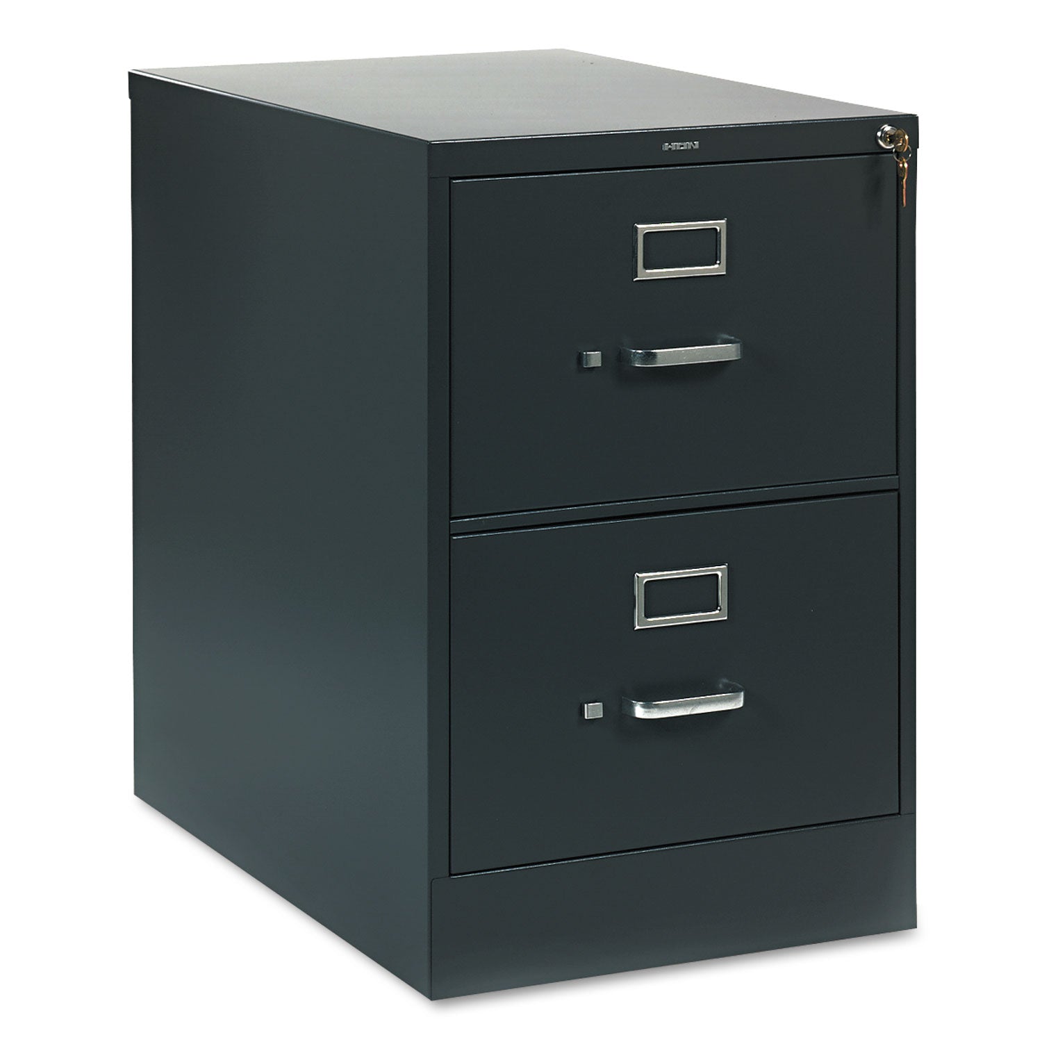 310 Series Vertical File, 2 Legal-Size File Drawers, Charcoal, 18.25" x 26.5" x 29 - 