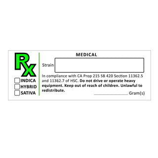 PLEXON Identification Rx Symbol Labels Universal Symbol Labels Generic - All State Compliant, 3inx1in (1000 Labels per roll) - 4