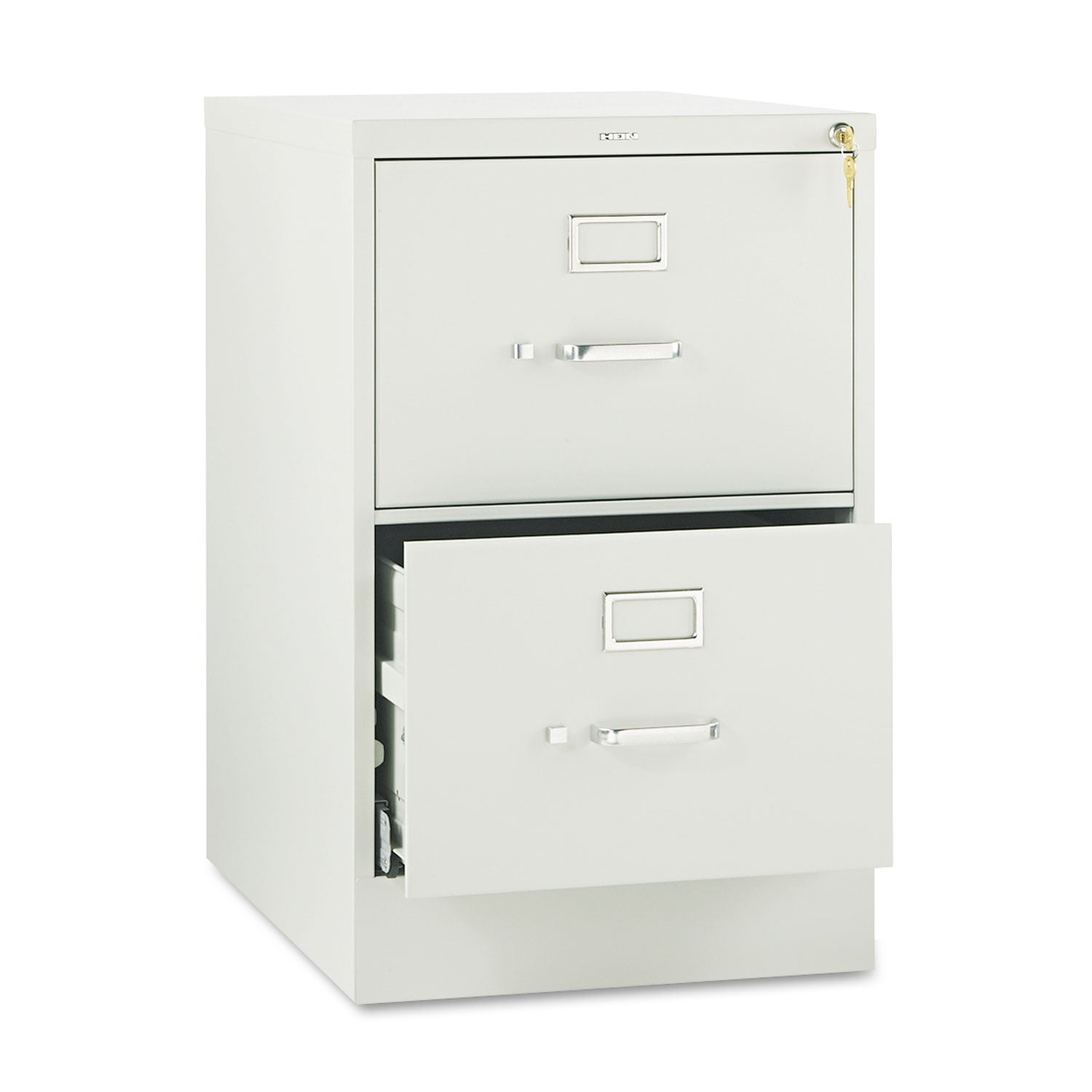 510 Series Vertical File, 2 Legal-Size File Drawers, Light Gray, 18.25" x 25" x 29
