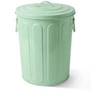 5 Gallon Metal Trash Can with Lid | Rust-Resistant