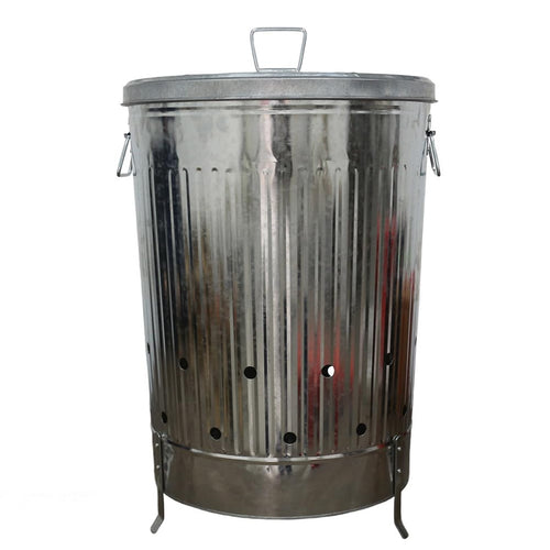 incinerator-burn-barrel-for-outside-for-burning-trash-leafmetal-burn-can-cage-bin-container-fire-can-paper-burner-outdoor-flat-lid-and-ventilation-holes-galvanized-steel-31-gallon