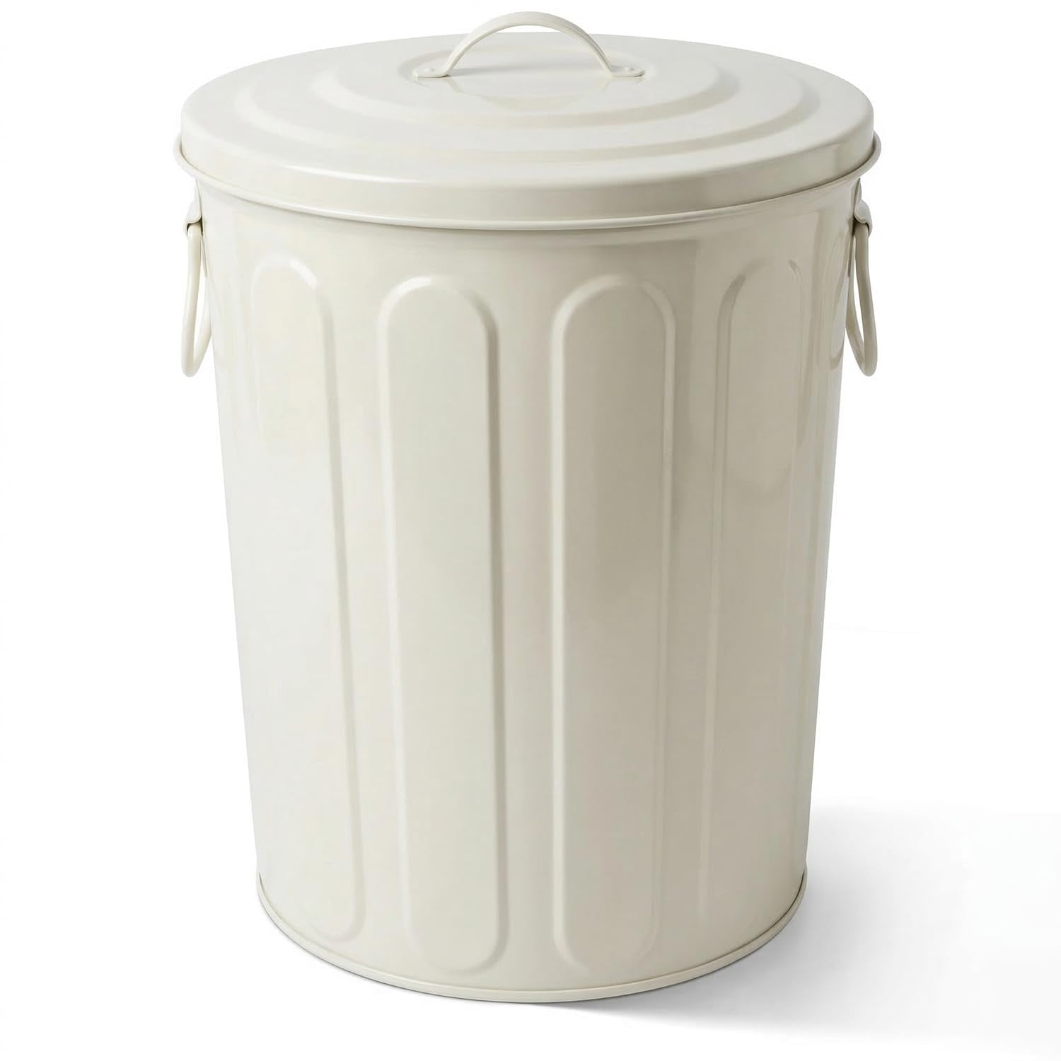 plexon-5-gallon-small-metal-trash-can-with-lid-outdoor-galvanized-steel-bucket-with-lid-5-gal-storage-can-for-dog-food-bird-seed-storage-container-rodent-pet-proof-matte-beige