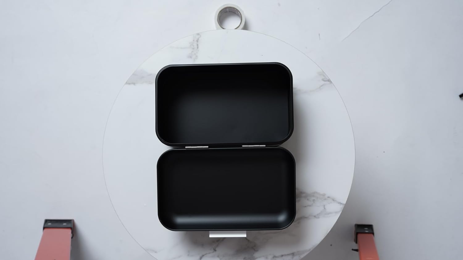 Black Metal Bread Box with Lid, 11.8" - 7