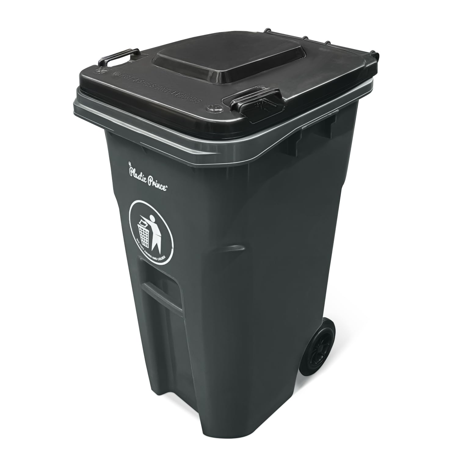 65 Gal Gray Rollout Container