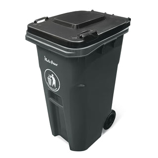 65 Gal Gray Rollout Container