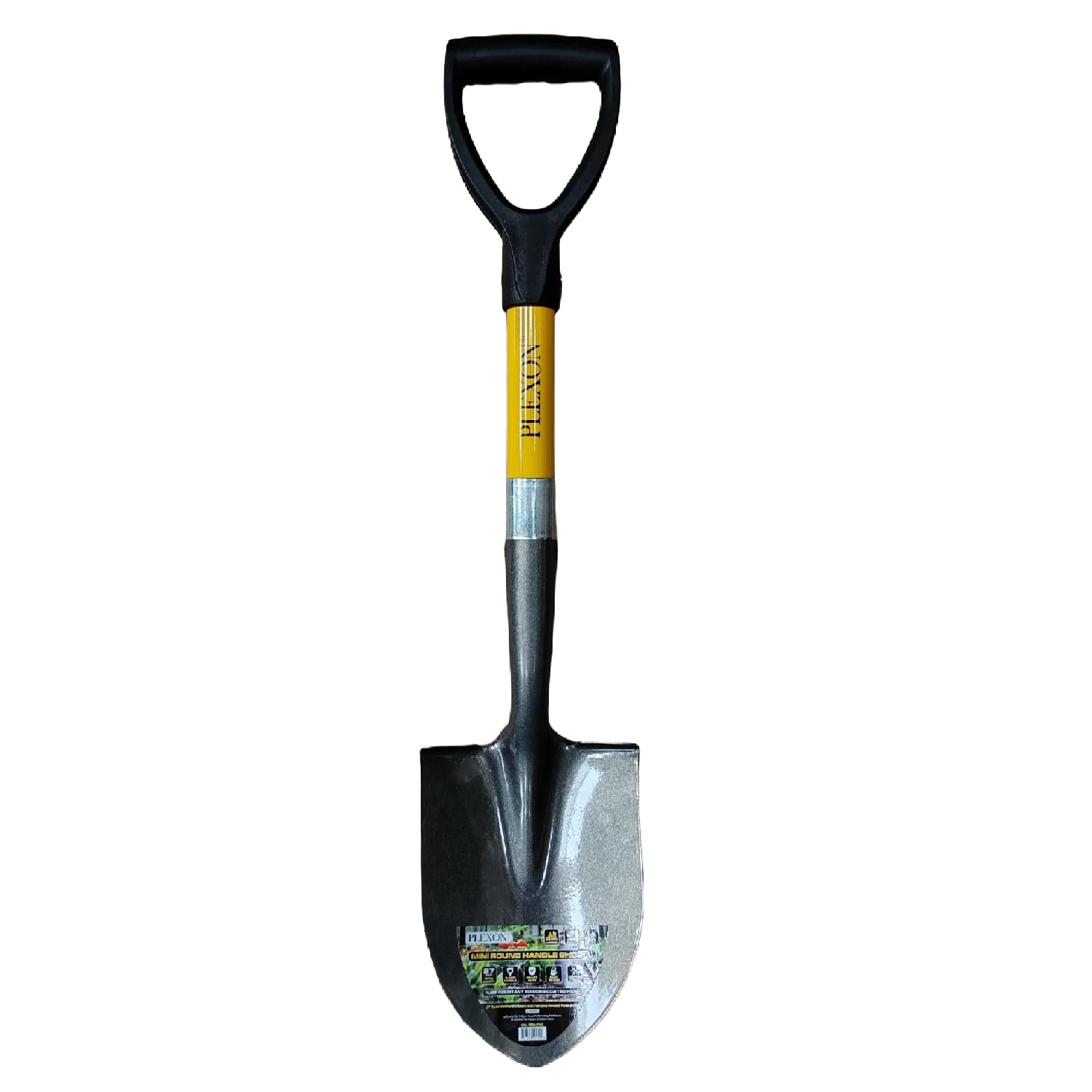 27" Round Mini Transfer Shovel with Fiberglass Handle & Plastic D-Grip