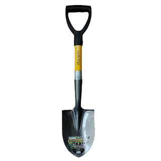27" Round Mini Transfer Shovel with Fiberglass Handle & Plastic D-Grip