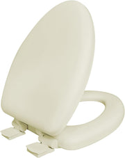 Soft Cushioned Toilet Seat with Soft-Close Bone Lid