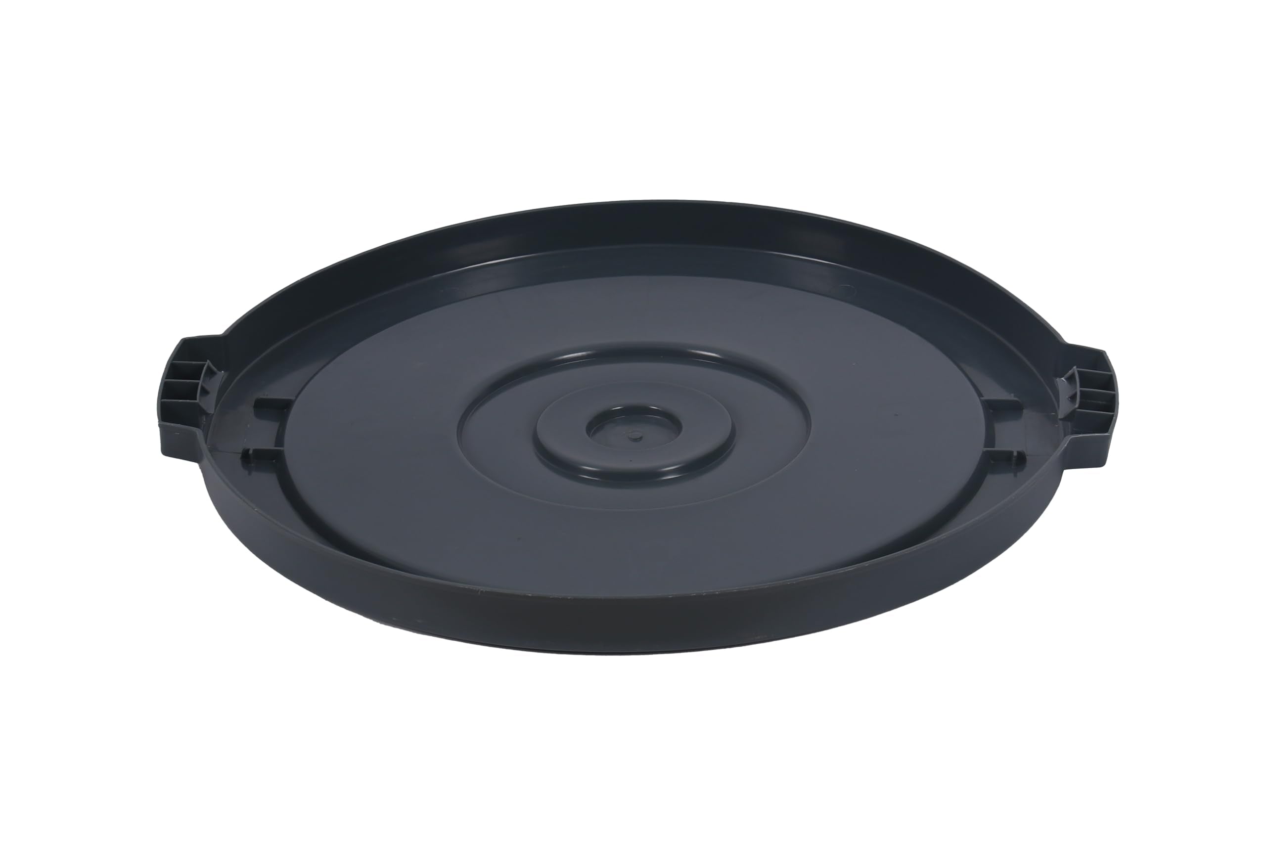 Lid for 44 Gal Round Trash Can, Gray