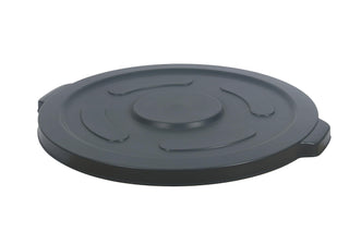 Lid for 55-Gallon Round Trash Can, Gray - 1