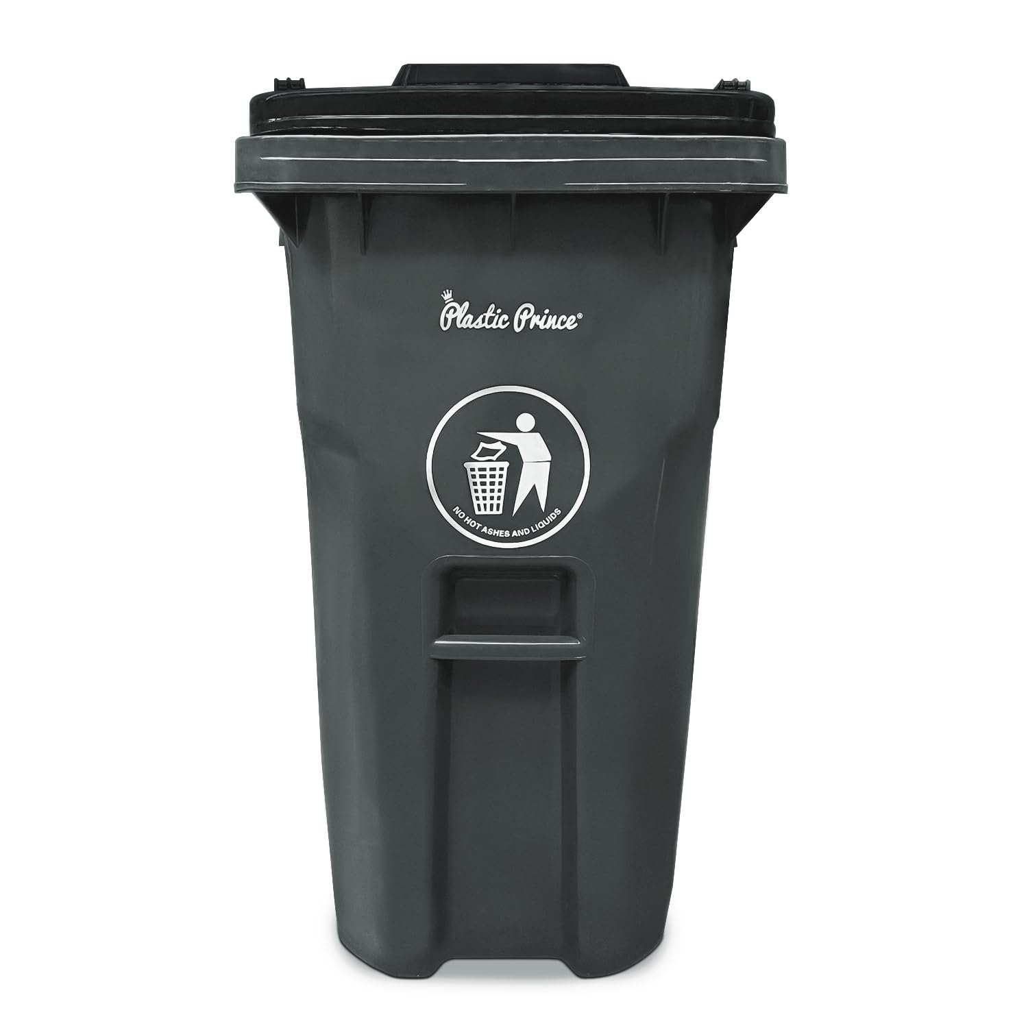 65 Gal Gray Rollout Container