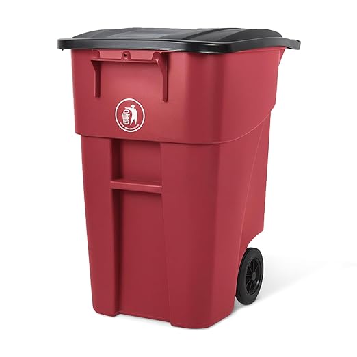 50 Gallon Rollout Container, Red-P575-01154