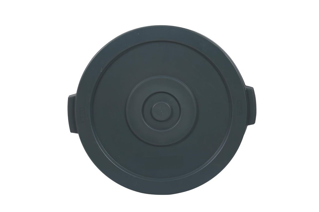 Gray Lid for 20-Gallon Round Trash Can - 1