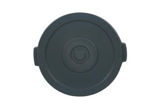 Gray Lid for 20-Gallon Round Trash Can - 1