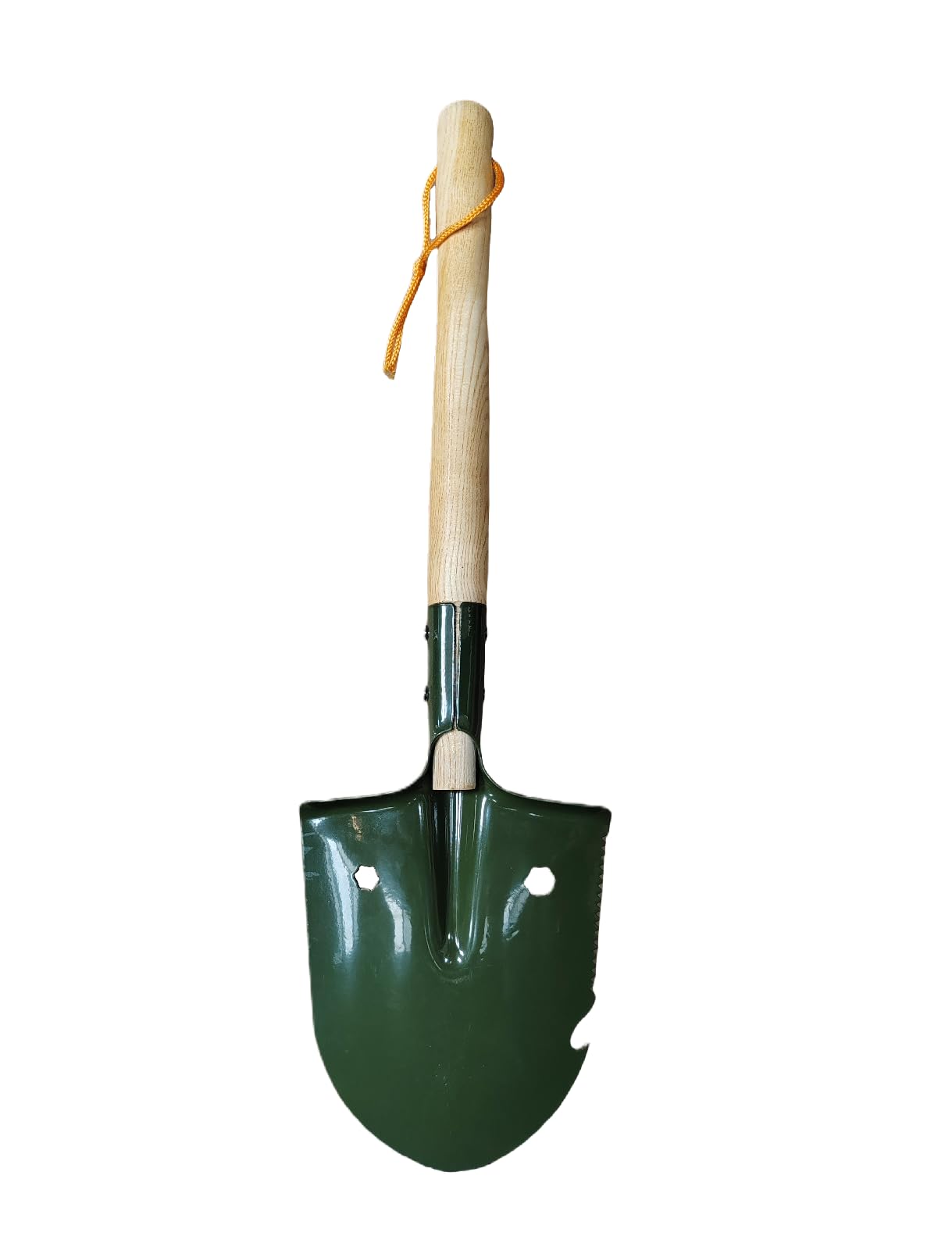 27" Multifunctional Camping Shovel with Saw, Bottle Opener, Side Blade & Hexagonal Wrench