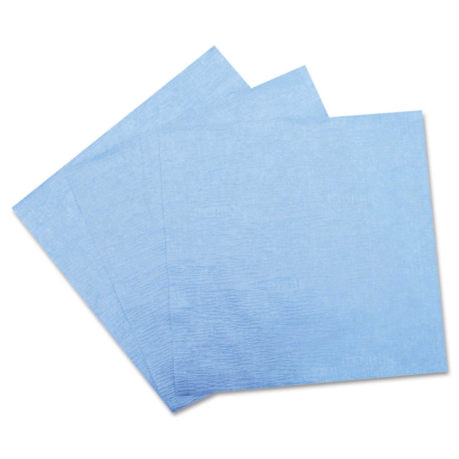 Sontara EC Engineered Cloths, 12 x 12, Blue, 100/Pack, 10 Packs/Carton