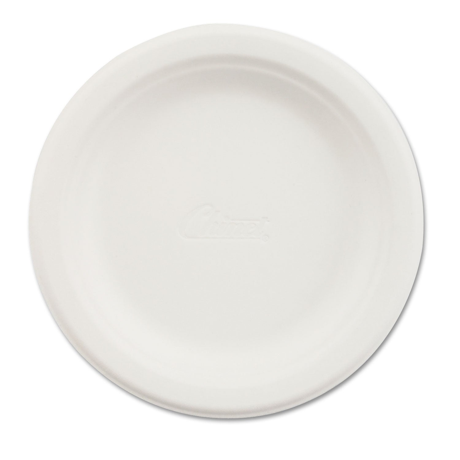 Paper Dinnerware, Plate, 6" dia, White, 125/Pack - 