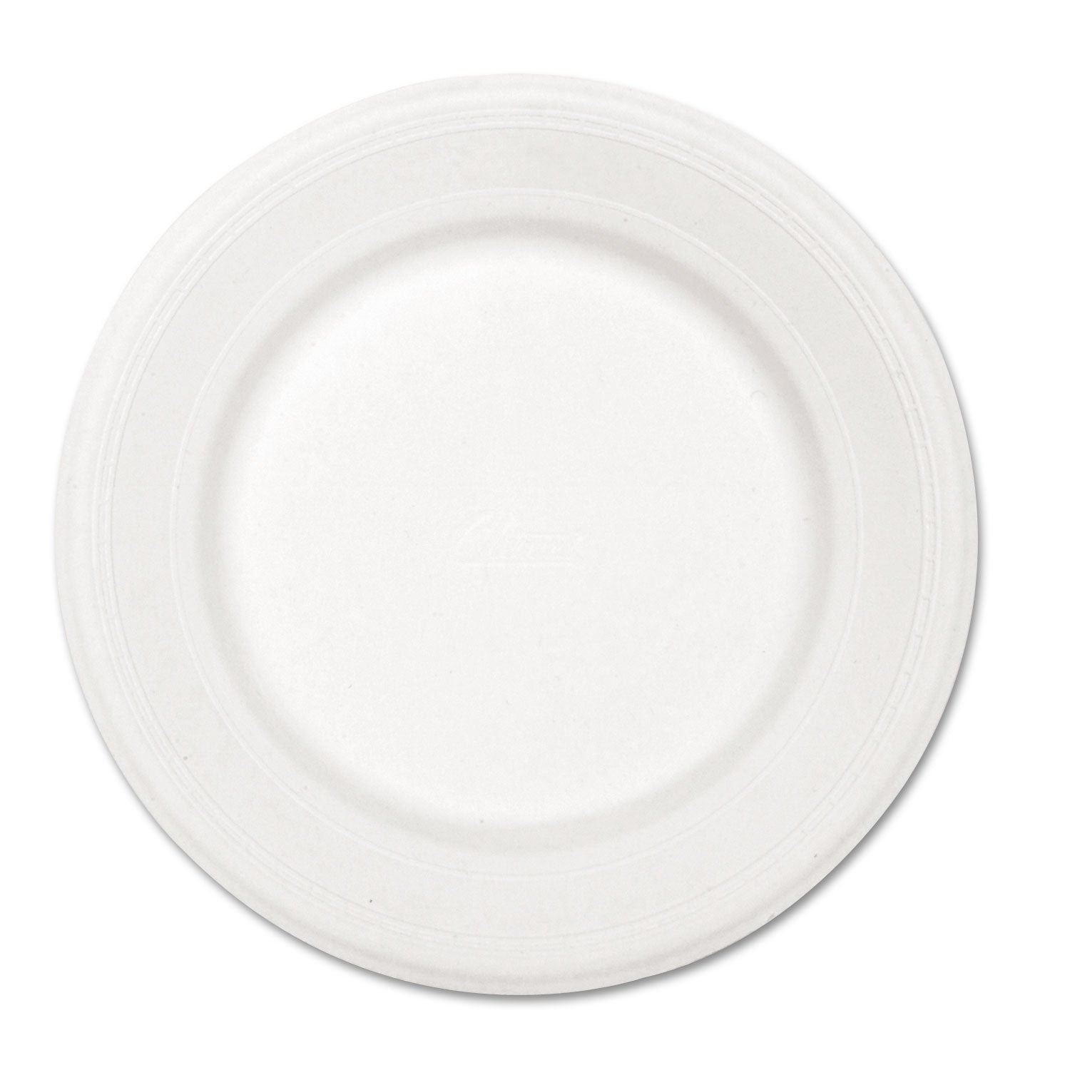 Paper Dinnerware, Plate, 10.5" dia, White, 500/Carton - 