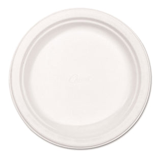 Paper Dinnerware, Plate, 8.75" dia, White, 500/Carton