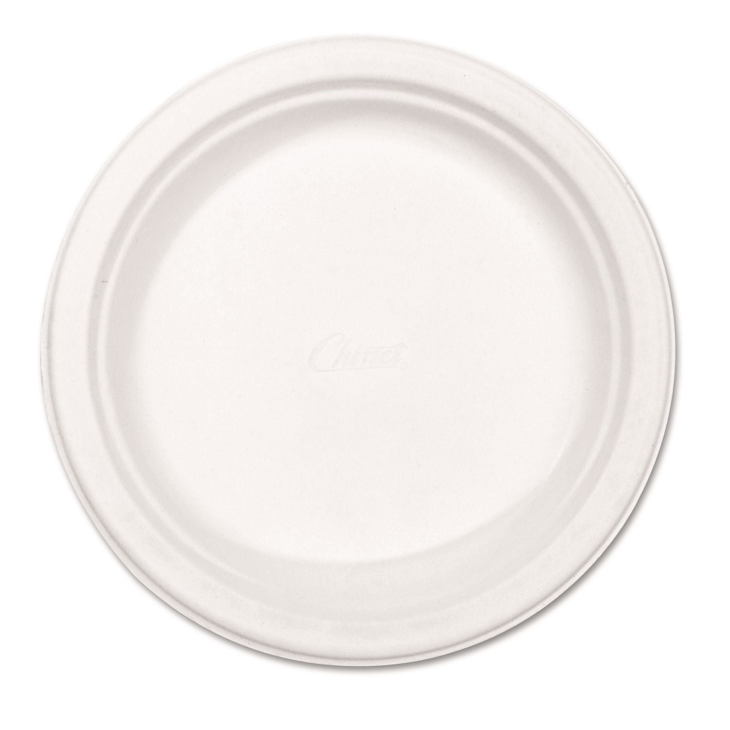 Paper Dinnerware, Plate, 8.75" dia, White, 500/Carton